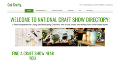 Desktop Screenshot of nationalcraftshowdirectory.com